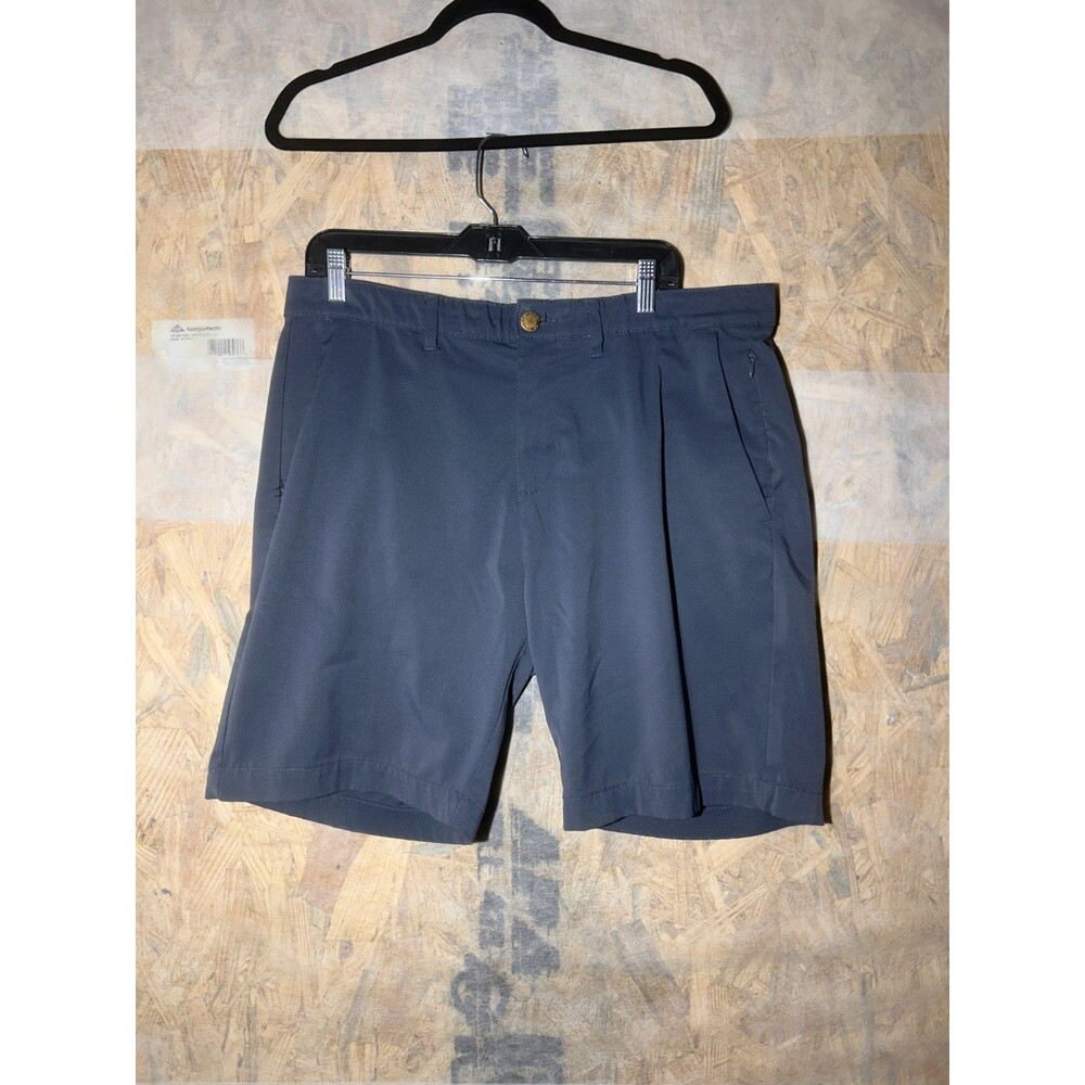 Jachs New York Shorts Size W36 Performance Mens Blue Flat Front Golf Shorts